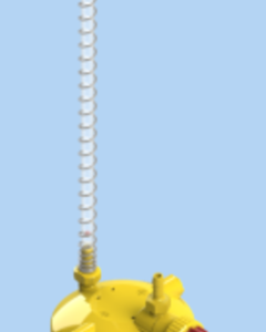 Pressure regulator 28mmx600mm 1 outlet w/o hanger eFlush com